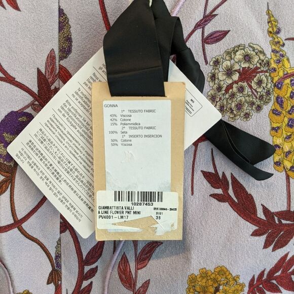 GIAMBATTISTA Valli floral skirt XXS BNWT w/ defect - Picture 4 of 9